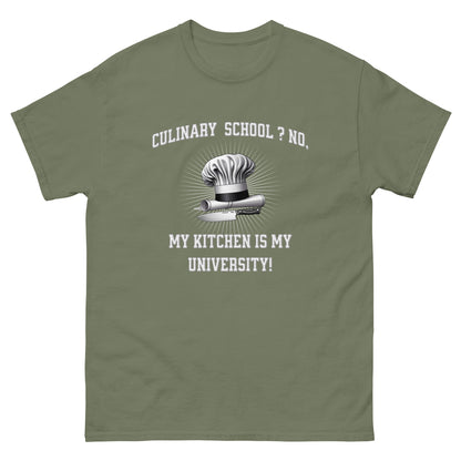 Culinary School ? No My Kitchen Is My University! classic tee