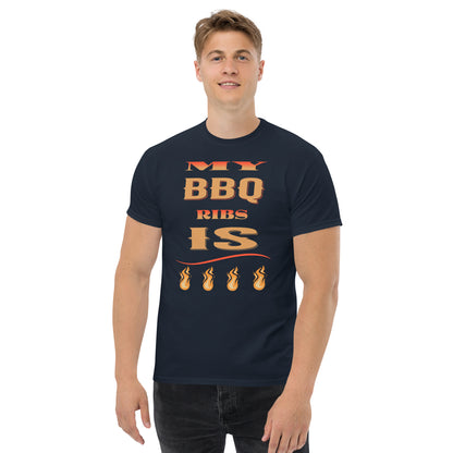 My BBQ Ribs Is Fire Unisex classic tee