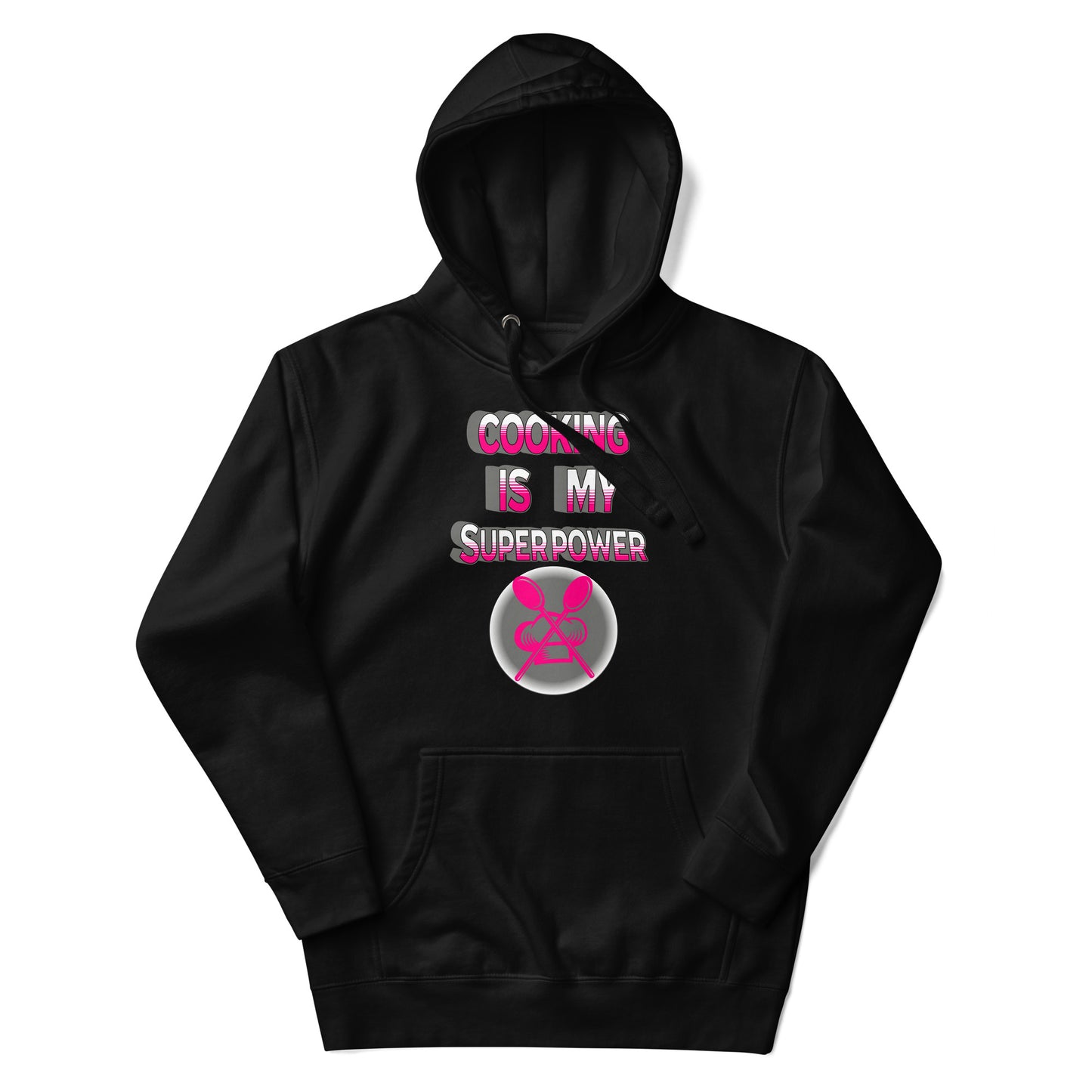 Cooking Is my superpower Pink Unisex Hoodie